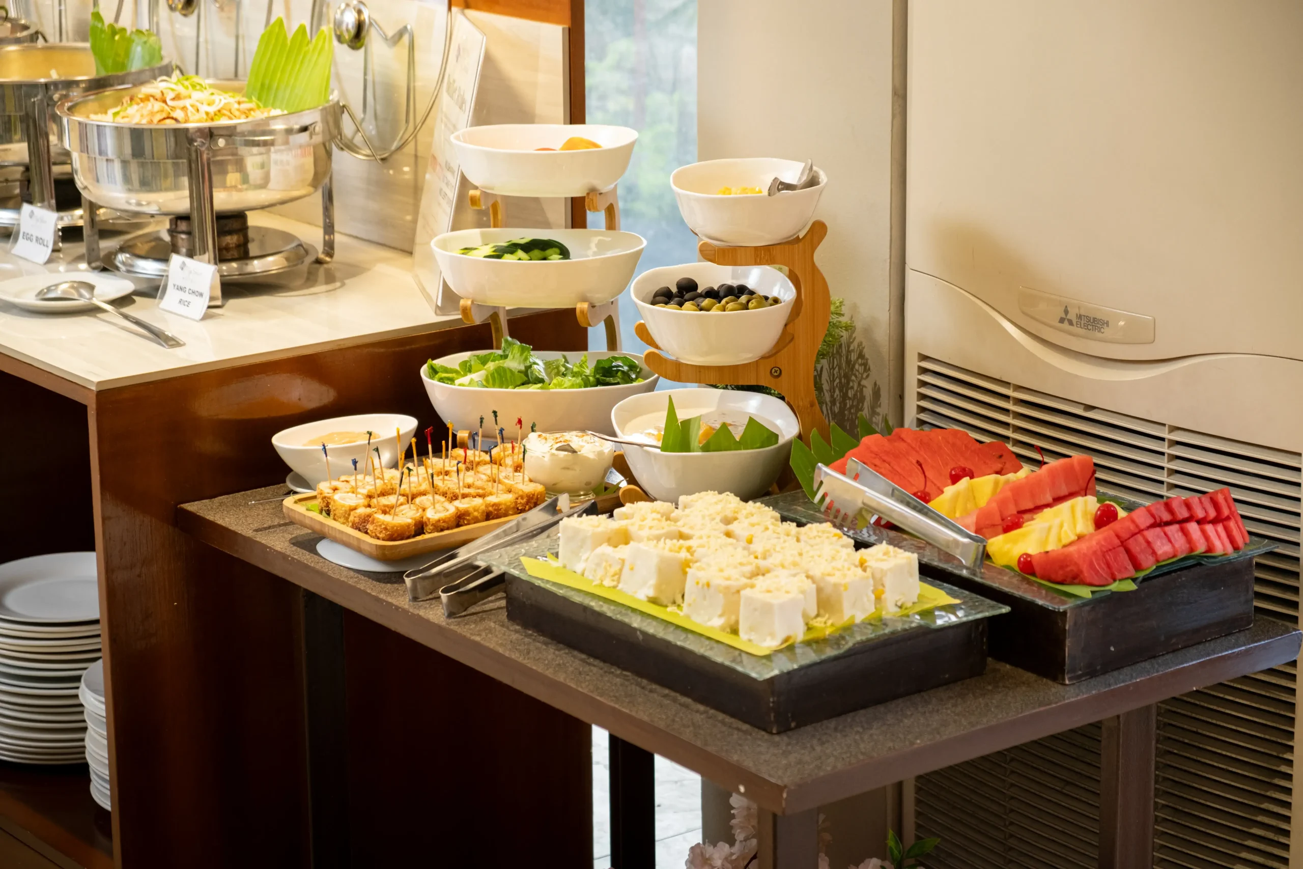Buffet Food Corner  in MySpace Hotel BGC